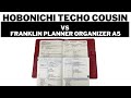 Hobonichi Techo Cousin vs Franklin Planner Organizer A5