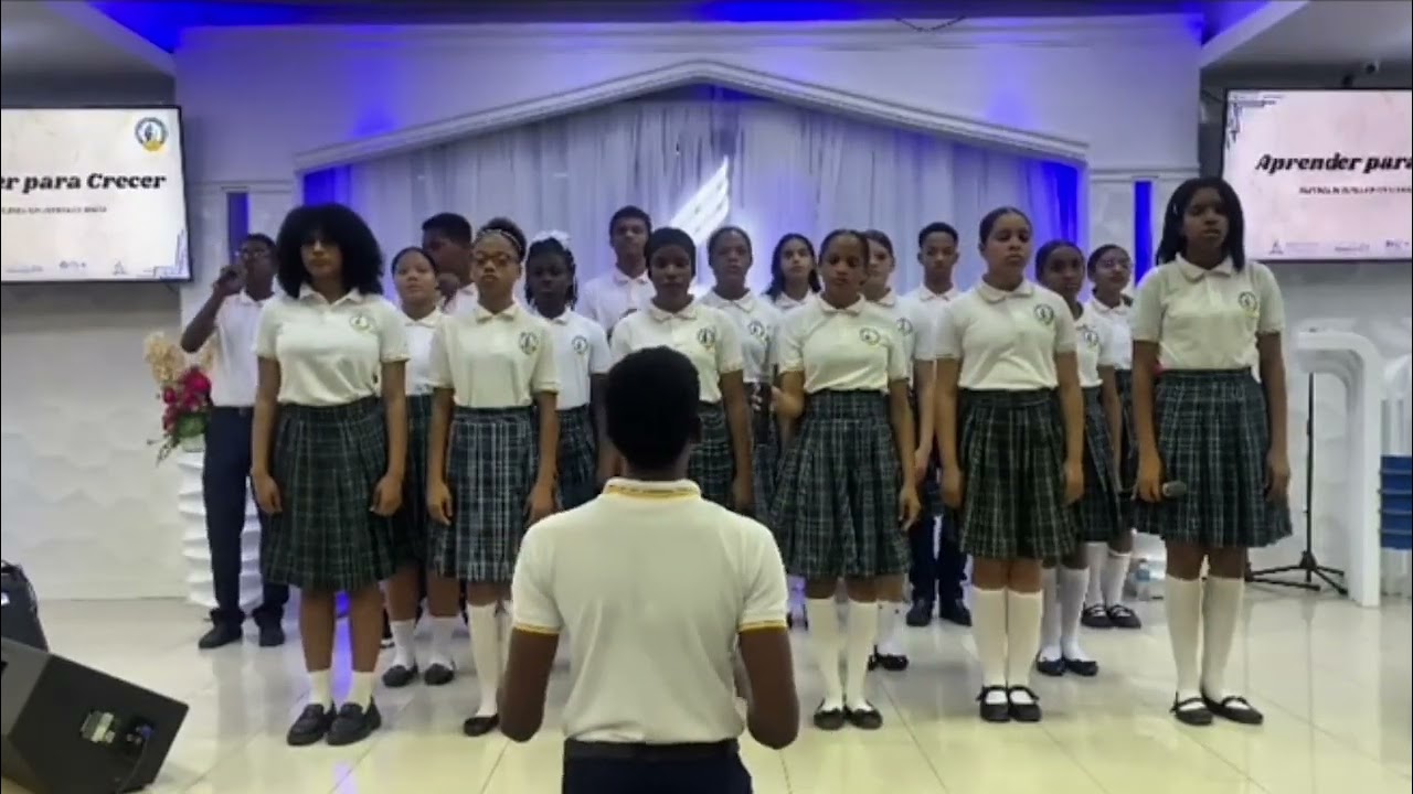 Participación del coro Eben ezer de hato mayor 🎤📌 ( aprender para creser )