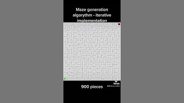 Maze generation algorythm - iterative implementation