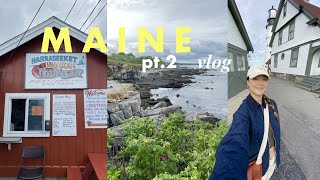Exploring MAINE day 3-4 the best lobster roll Maine Beer Company and the oldest lighthouse