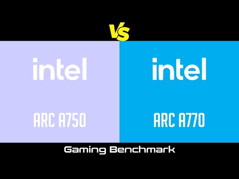 Intel Arc A750 vs Intel Arc A770 - Gaming Benchmark (1080p & 1440p)