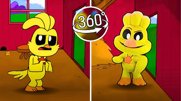 360 VR All Smiling Critters cardboard voicelines animated (Complete) ORIGINAL vs NEW 3D pt.2
