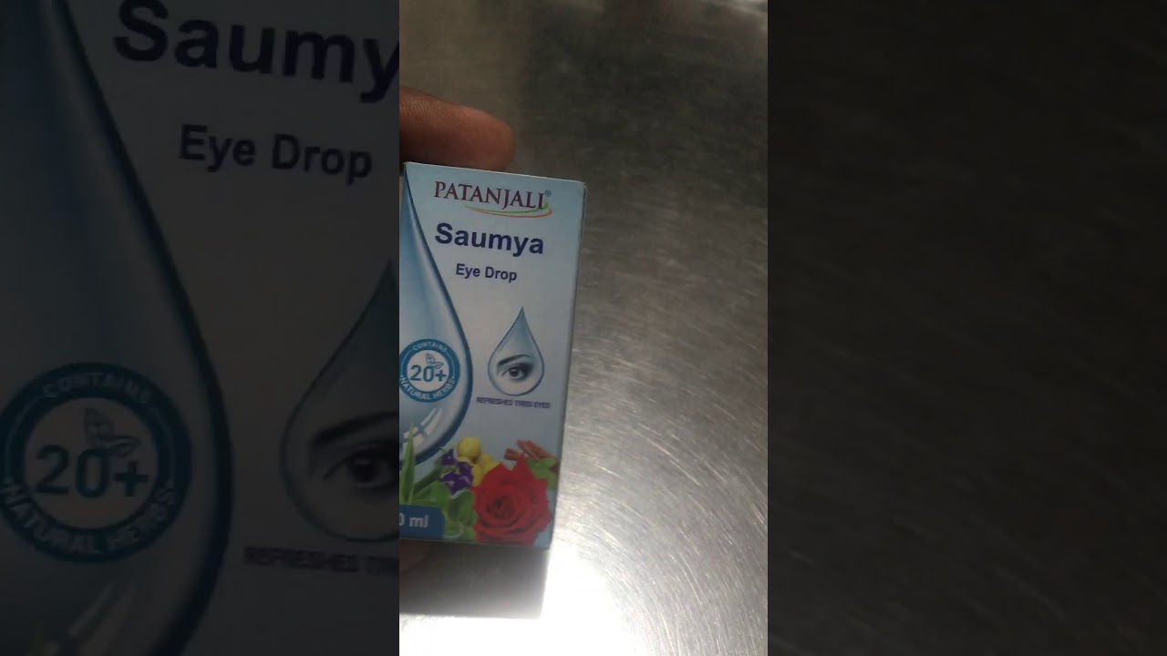 # Patanjali saumya vs Drishti eyedrops