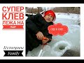 Ловля окуня лежа на льду/Река Вохна/Кузнецовы Family