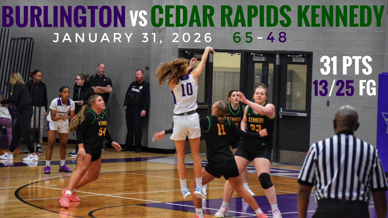 vs Cedar Rapids Kennedy 1/31/26 - Basketball Highlights