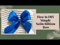 How to DIY simple Ribbon Bow by Blueming Petals HomeFlorist