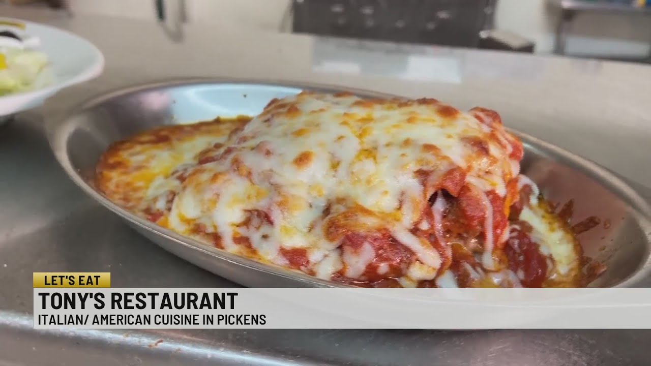 Let's Eat at Tony's Restaurant in Pickens, S.C. YouTube