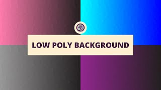 My Graphicart- Low Poly background in Adobe Illustrator