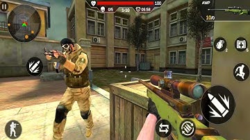 FPS Strike Mission - Offline 3D Gun Games Fps Shooting--Android GamePlay Banduk wala game