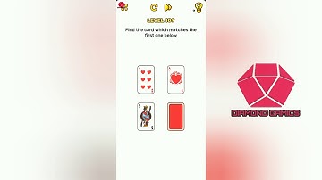 Brain Blow Level 189 find the card which matches the first one below