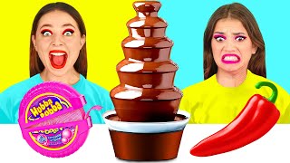 Erimiş Çikolata Çeşmesi Kapişmasi | Eğlenceli Anlar Fun Challenge