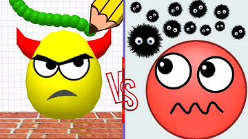 🫥 HIDE BALL brain teaser games 🆚 DRAW TO SMASH login puzzle Gameplay #hideball
