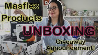 MASFLEX COOKWARE PRODUCTS UNBOXING | ANNIVERSARY GIVEAWAYS ANNOUNCEMENT