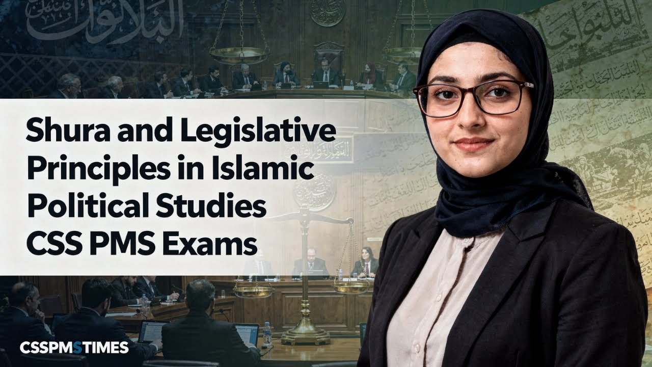 Шура и законодательные принципы в исламской политической мысли | Экзамены CSS PMS по исламоведению
