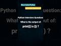 Trendy Logical Python Question | Interview Booster🔥  #shorts #viral #trending