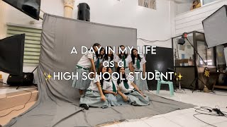 A DAY IN MY LIFE as a✨HIGH SCHOOL STUDENT✨(pictorial edition) | HILING VLOG