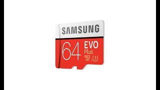 Samsung UHS-3 64GB Micro SDXC speed test