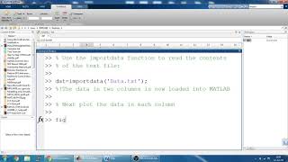 Importing Data from Text file to MATLAB