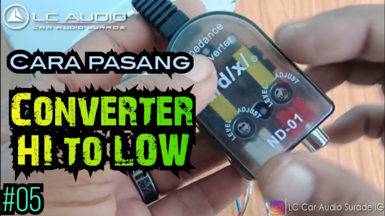 Cara pasang Converter Audio mobil Hi To Low pada head unit tanpa RCA out #05