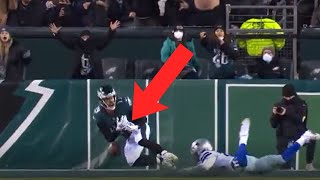 How does an NFL player drop this easy TD?