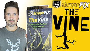 The Vine by ScrapeFix: Make the Perfect Mock Scrape. Bucks Interact with Scent and Licking Branch