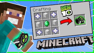 I CRAFTED BEN 10 OMNITRIX IN MINECRAFT | HOW TO MAKE BEN 10 OMNITRIX IN MINECRAFT !!