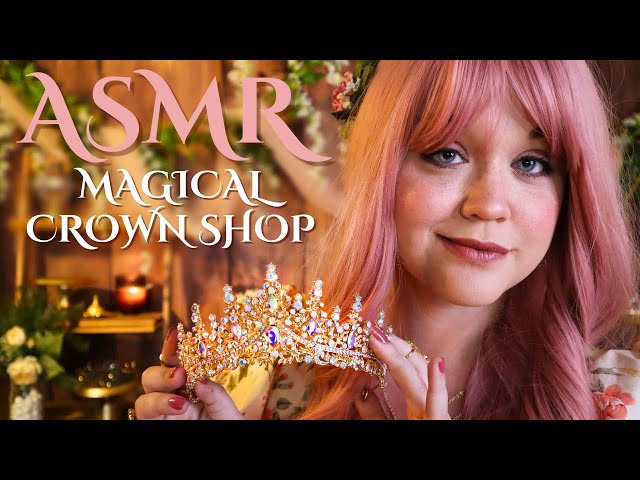 ASMR Magical Crown Shop 👑 Soft-Spoken Fantasy Roleplay for Rest & Relaxation