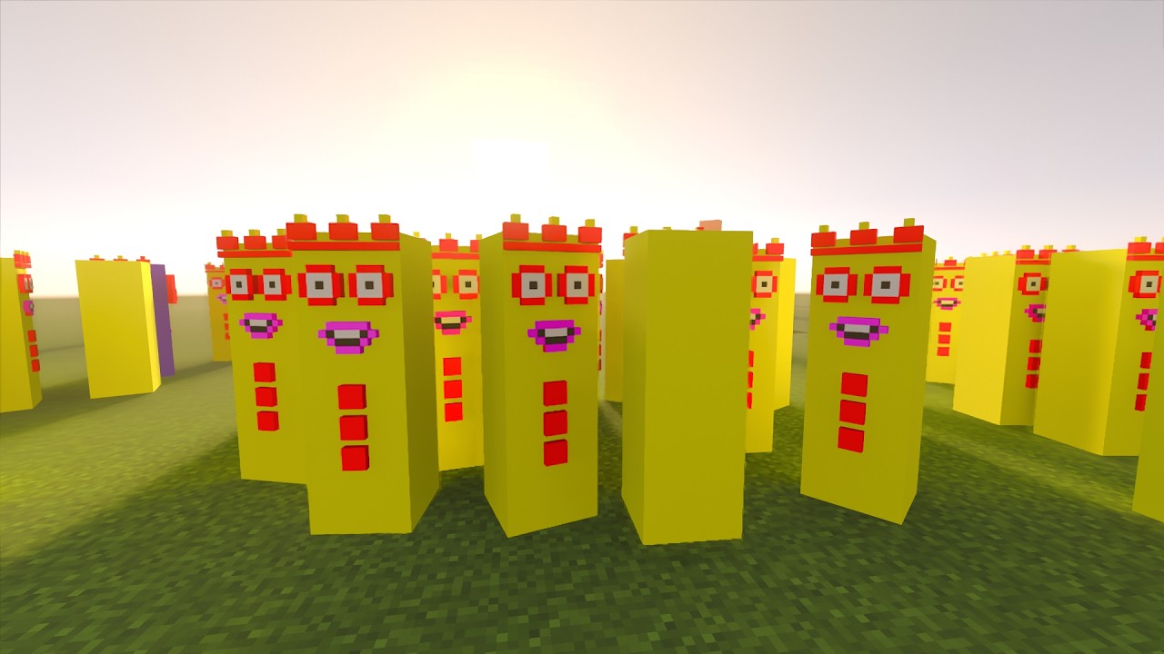Number Three Minecraft Counting down by 3 Learn to Count 30 to 3 Minecraft NUMBERBLOCKS - YouTube
