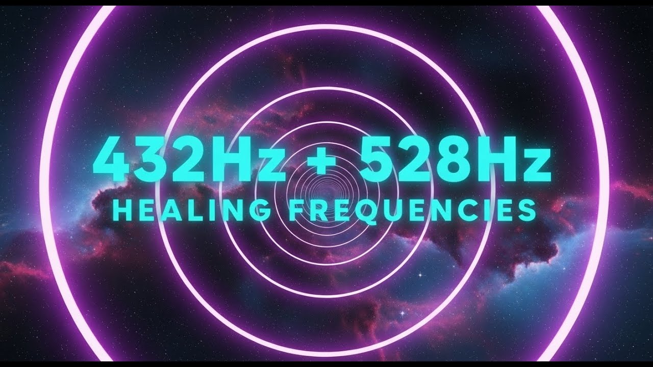 444Hz + 528Hz Calm Frequencies | Alpha Healing Sleep Music & Meditation