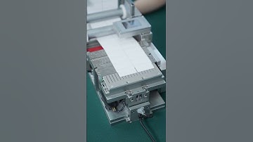 How to automate the separation of labels from the backing paper🤪,Push-Forward Label Feeder.