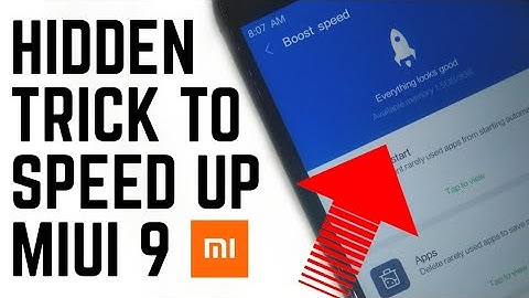 Hidden Trick To Speed Up Miui 9!Miui Speed Up!Redmi Note 4/Redmi 4