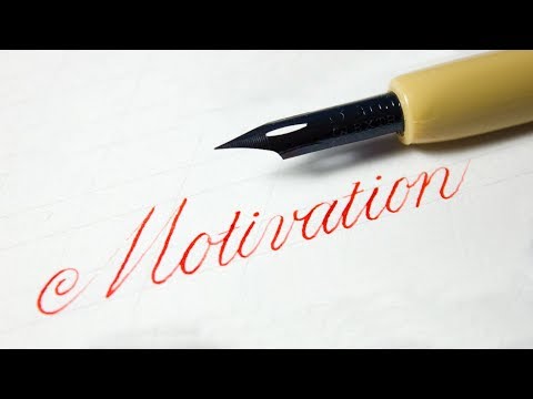 Motivational Copperplate Script - Zebra G, Gillotts 303