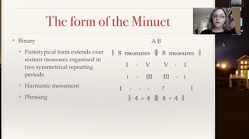Ch 22 Introduction to the Minuet - Video 2: Form