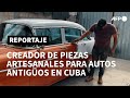 Chevrolet de 1955 a 1957, especialidad en Cuba de un chapista autodidacta | AFP