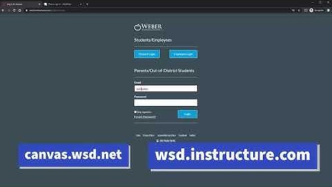WSD Canvas Parent Login