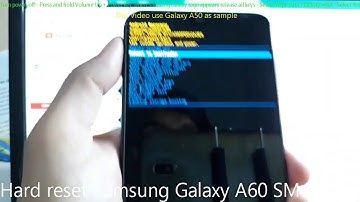 Hard reset Samsung Galaxy A60 SM-A606F