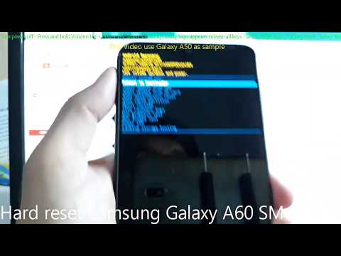 Hard reset Samsung Galaxy A60 SM-A606F