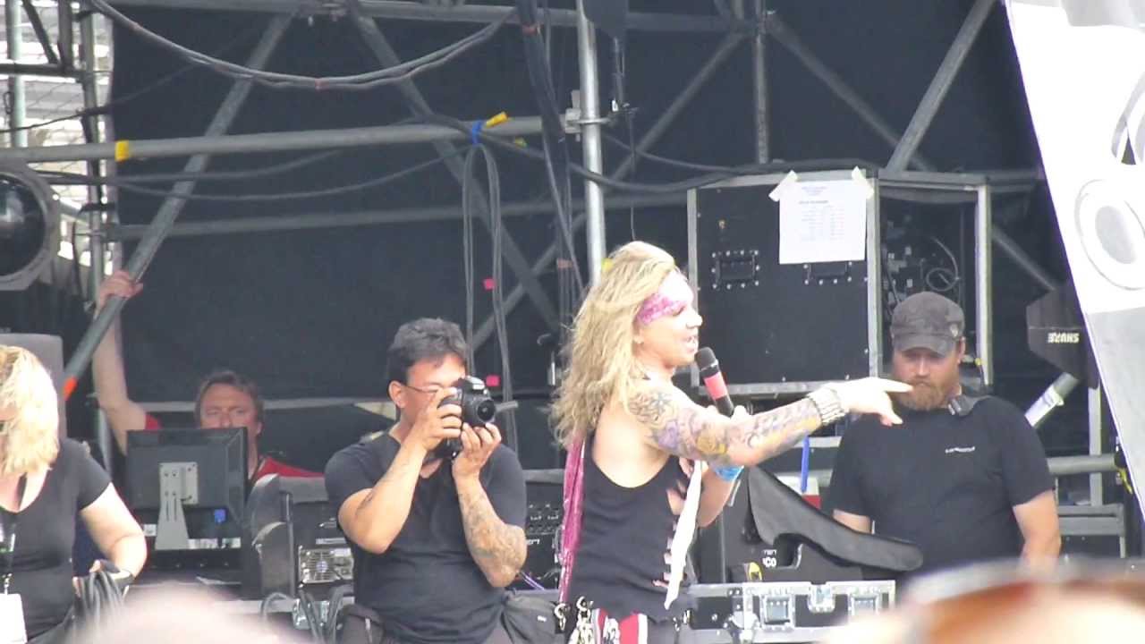 Rock On The Range 2013 , Steel Panther " Asian Hooker  " May 19 , crew stadium ,  Columbus Ohio