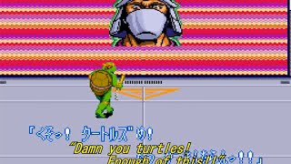 Teenage Mutant Ninja Turtles: Turtles in Time JPN (SNES) Subtitled Playthrough - NintendoComplete