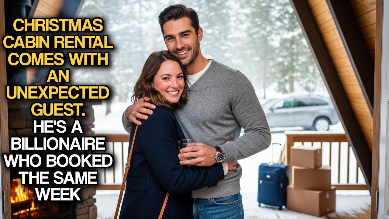 Christmas Cabin Rental Comes With an Unexpected Guest. He's a Billionaire Who Booked the Same Week