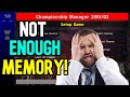 Championship Manager 0102 Not Enough Memory CM0102 