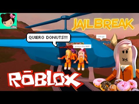 Titi Escapa De La Carcel Para Comer Donuts En Roblox Jailbreak By - bebe goldie escapa de la biblioteca en roblox obby escape the library