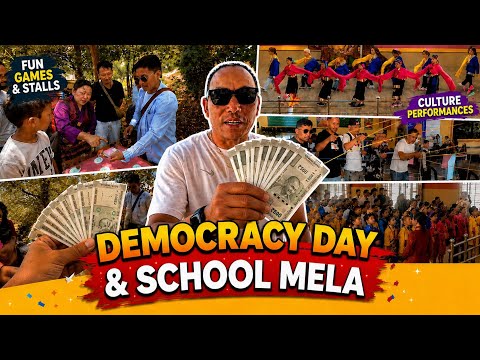 ENJOYING | SCHOOL MELA | FIRST TIME #tibetanvlogger #tibetanyoutuber #dearchannel #kollegal 