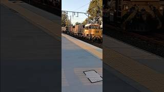 Queensland Rail WATCO WRC 2206/1723 works on a southbound cattle train thru Burpengary on Mon May 4