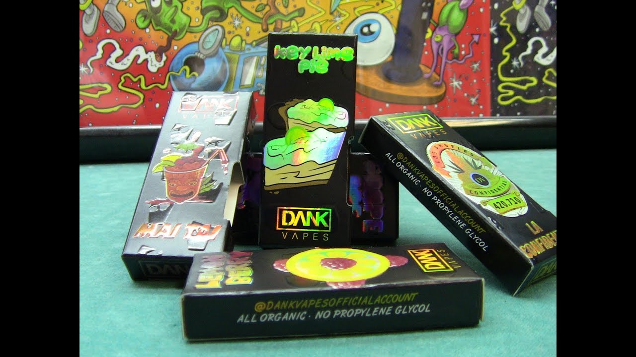 Dank Vapes Key Lime Pie Cannabis Cartridge Review 93% THC