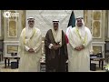 سمو أمير البلاد يستقبل وزير الخارجية الذي قدم لسموه سفير الكويت لدى التشيك لأداء اليمين القانونية