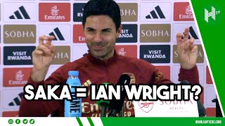 SAKA can match IAN WRIGHT Arsenal achievements I Mikel Arteta backs his STARBOY 💫