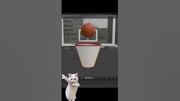 Noob VS Pro Artist: Creating a Basketball Hoop in Blender! #3d #blender #basketball #3danimation