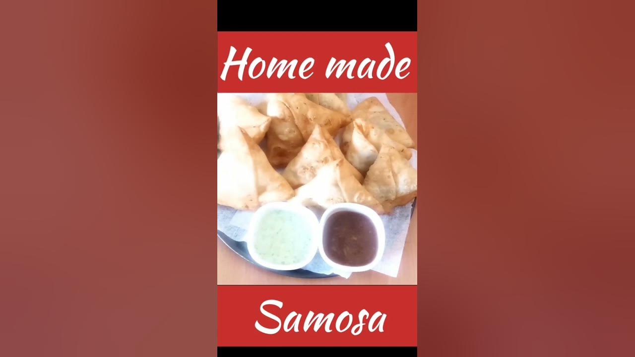Home made somasa.. - YouTube