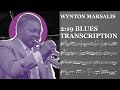 Wynton Marsalis - 2:19 Blues (Concert) Transcription